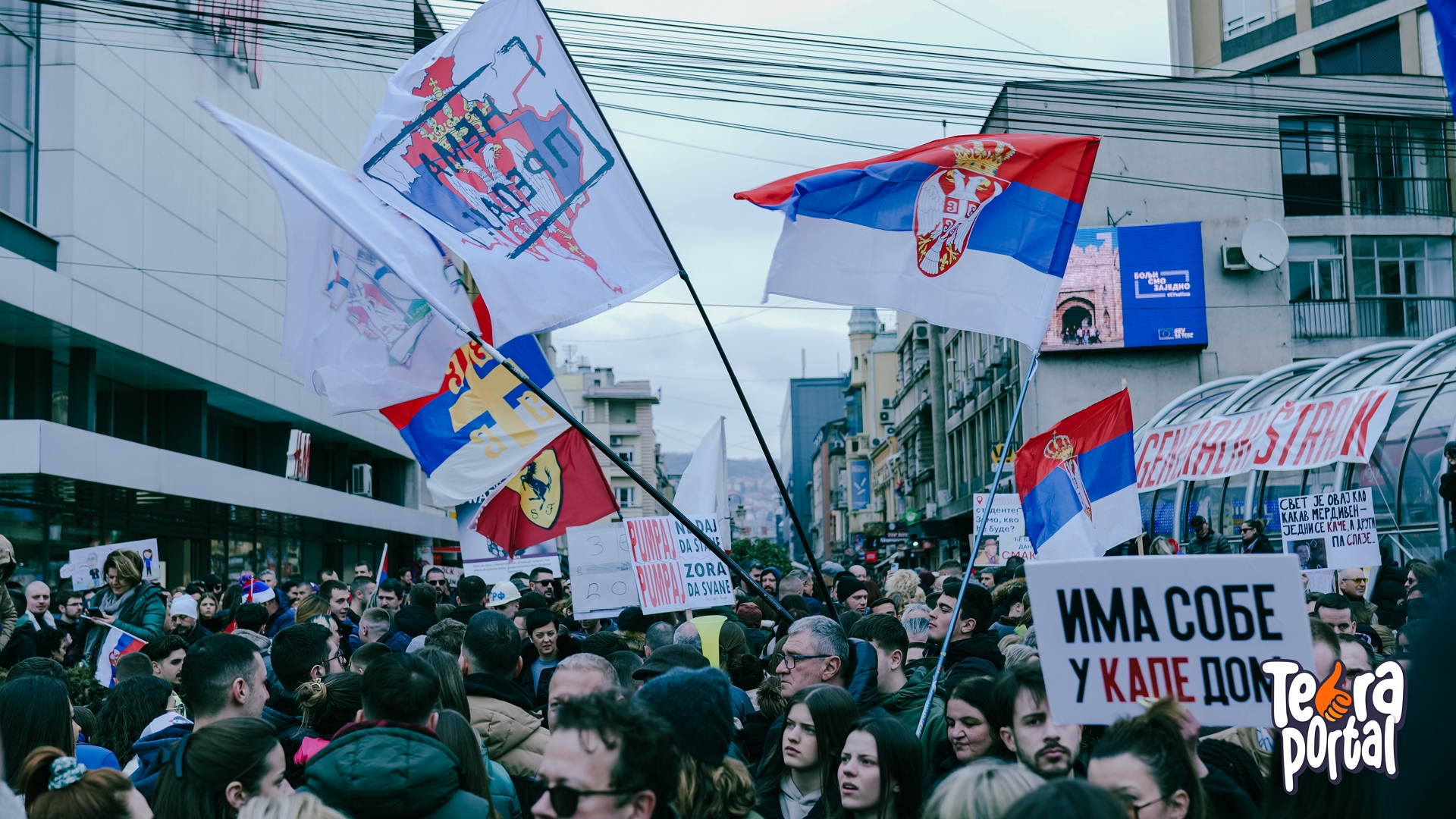 Šta se zbiva-protestna šetnja zbog aktivista26.03.