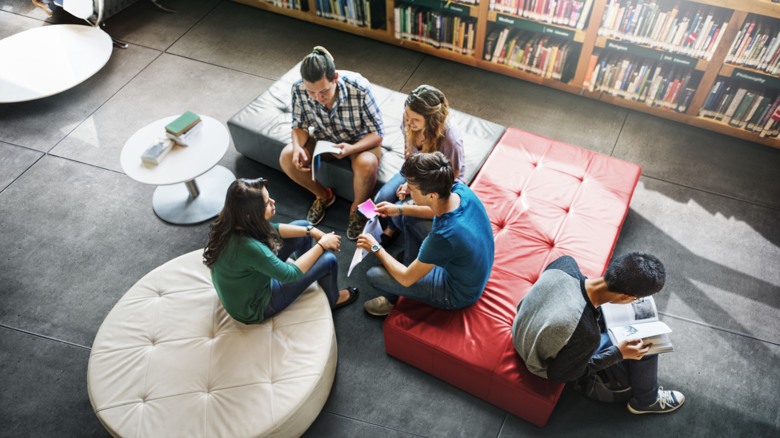 Diverse education shoot